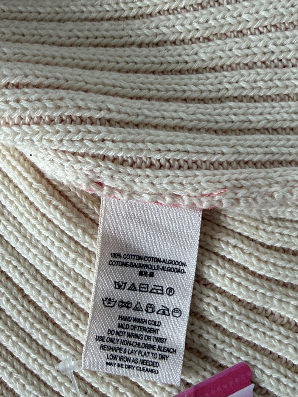 Free People Coral Cream Knit Mini Dress Scoop Neck Fit Flare Boho Small - Picture 7 of 11